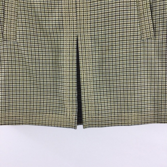 J. Crew Factory Wool-blend Classic Y2K Houndstooth Mini Skirt Size 6 - Picture 3 of 4
